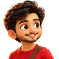 Clicky, the Click Again mascot, smiling